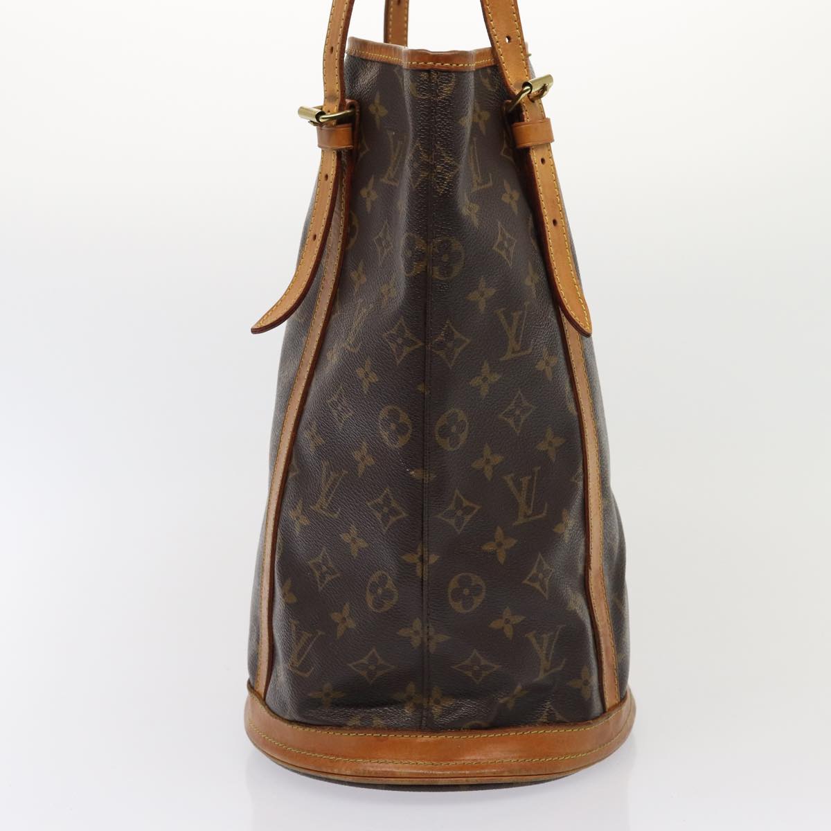 LOUIS VUITTON Monogram Bucket GM Shoulder Bag M42236 LV Auth 80384