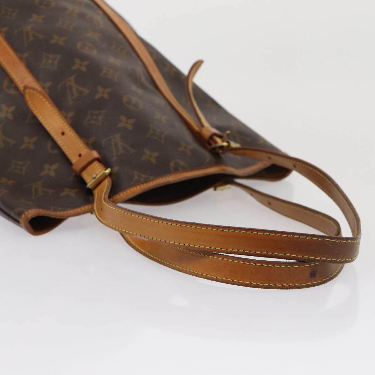 LOUIS VUITTON Monogram Bucket GM Shoulder Bag M42236 LV Auth 80384