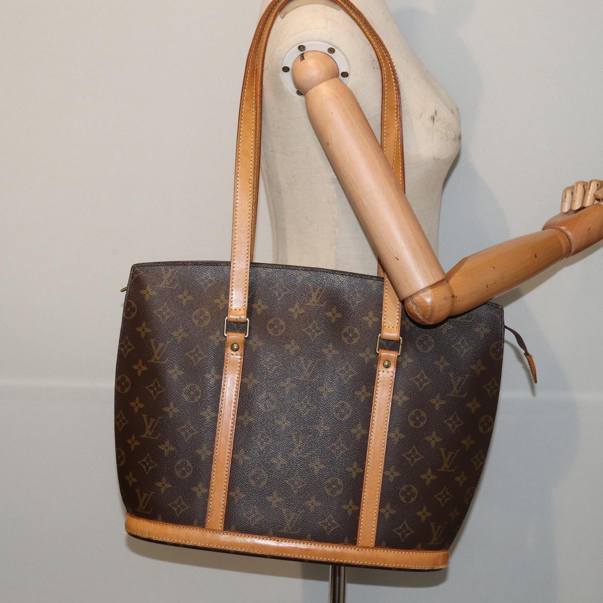 LOUIS VUITTON Monogram Babylone Tote Bag M51102 LV Auth 80402