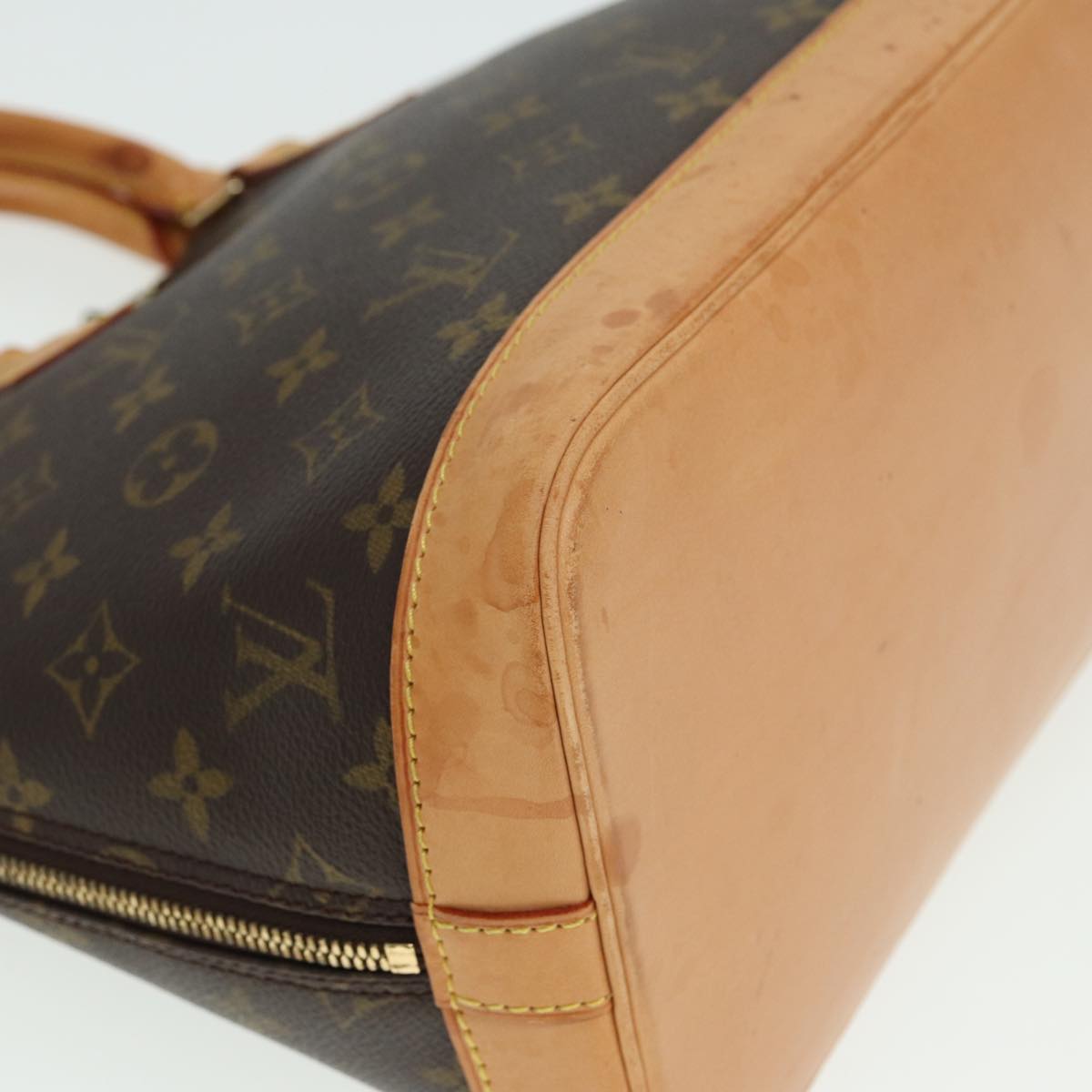 LOUIS VUITTON Monogram Alma Hand Bag M51130 LV Auth 80408