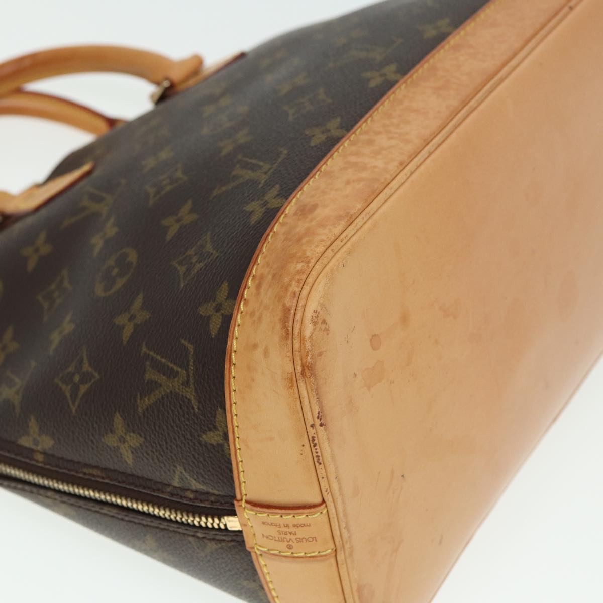 LOUIS VUITTON Monogram Alma Hand Bag M51130 LV Auth 80408