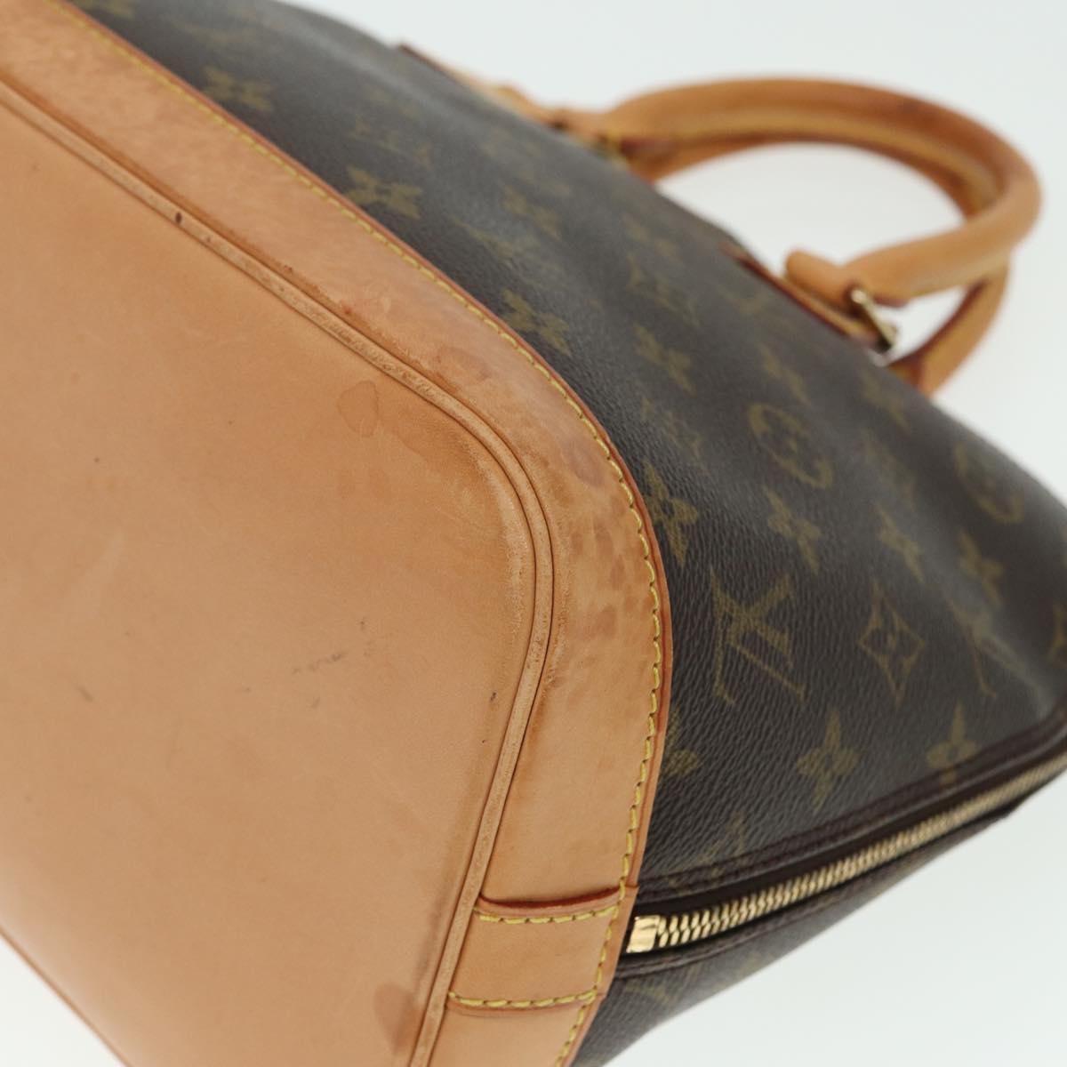 LOUIS VUITTON Monogram Alma Hand Bag M51130 LV Auth 80408