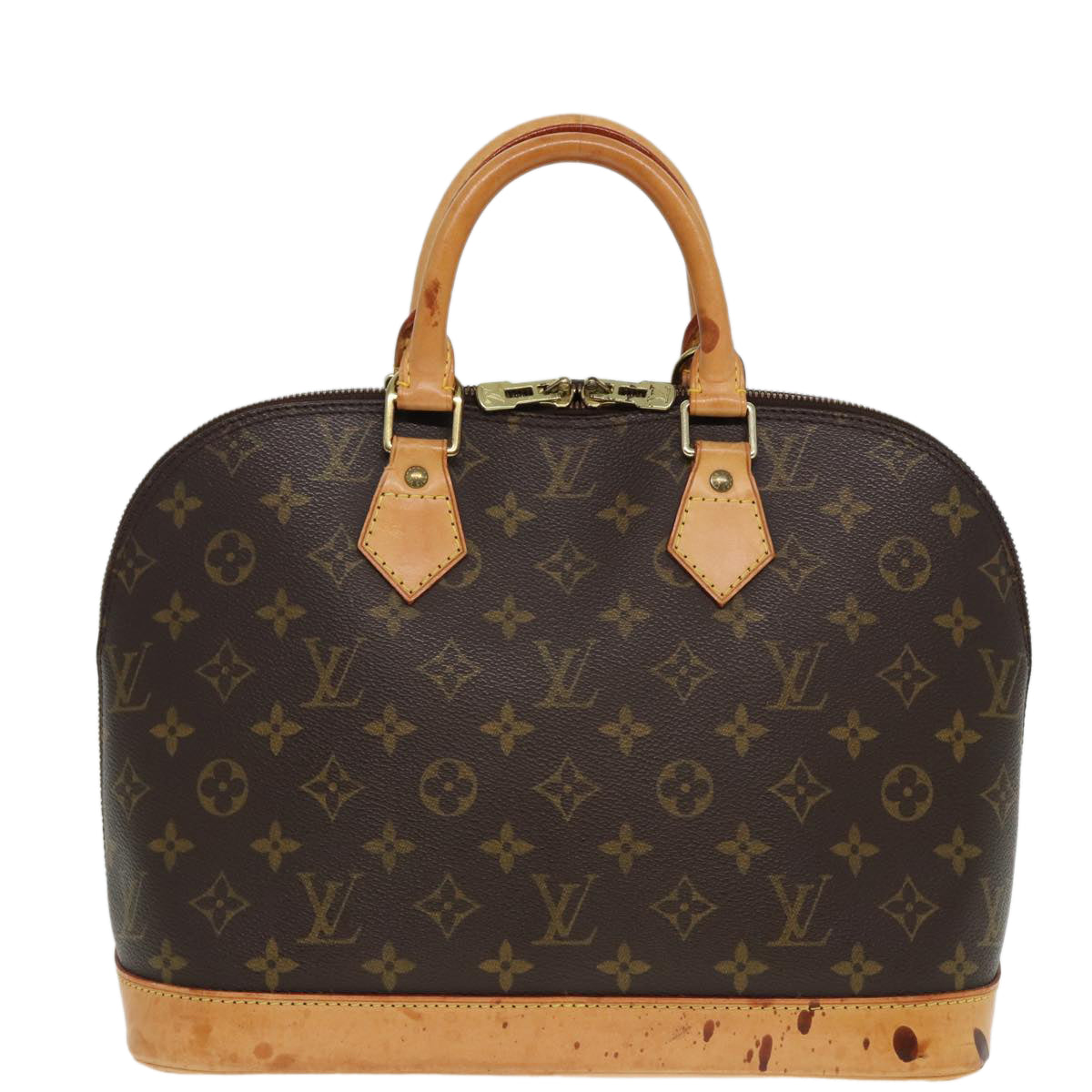 LOUIS VUITTON Monogram Alma Hand Bag M51130 LV Auth 80408