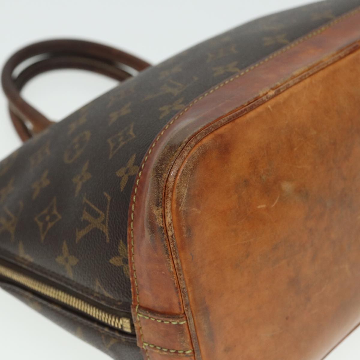 LOUIS VUITTON Monogram Alma Hand Bag M51130 LV Auth 80409