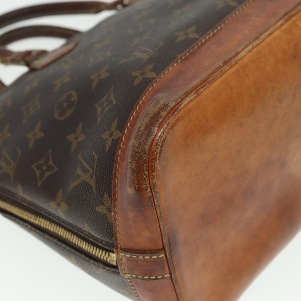 LOUIS VUITTON Monogram Alma Hand Bag M51130 LV Auth 80409