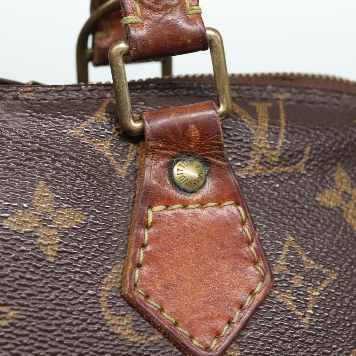 LOUIS VUITTON Monogram Alma Hand Bag M51130 LV Auth 80409