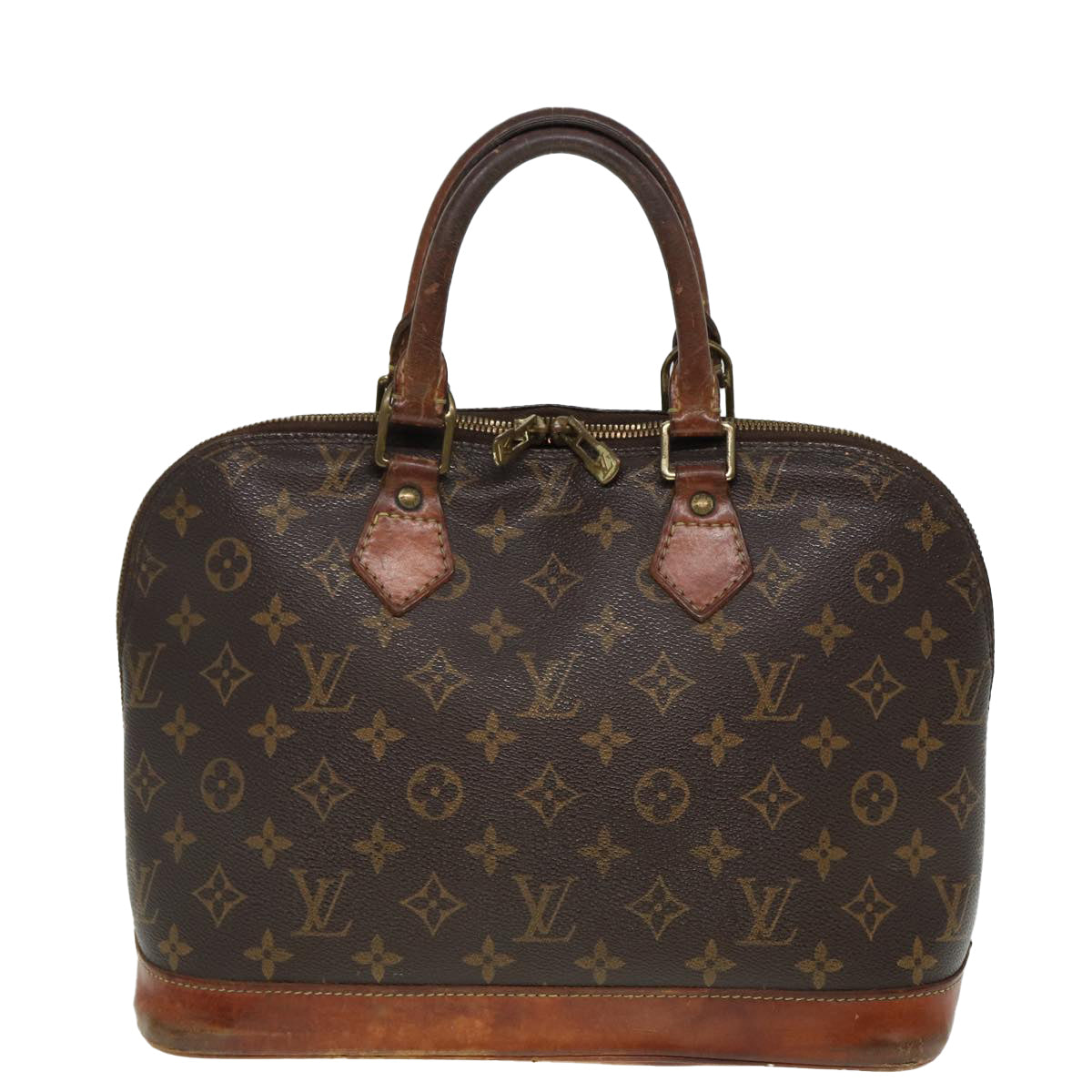 LOUIS VUITTON Monogram Alma Hand Bag M51130 LV Auth 80409