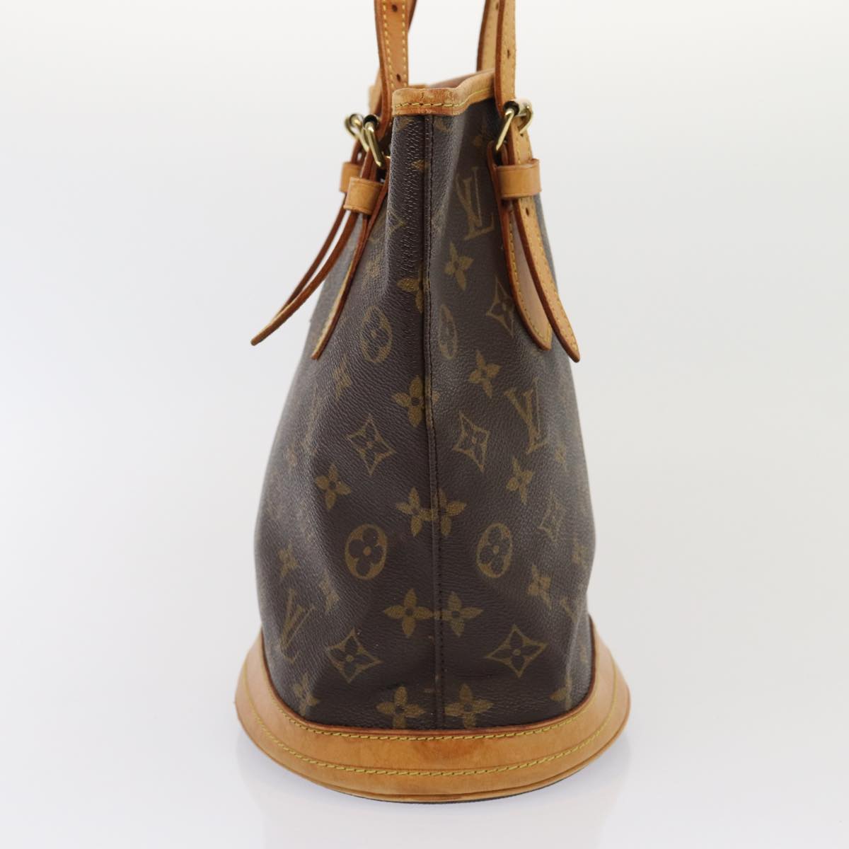 LOUIS VUITTON Monogram Bucket PM Shoulder Bag M42238 LV Auth 80410