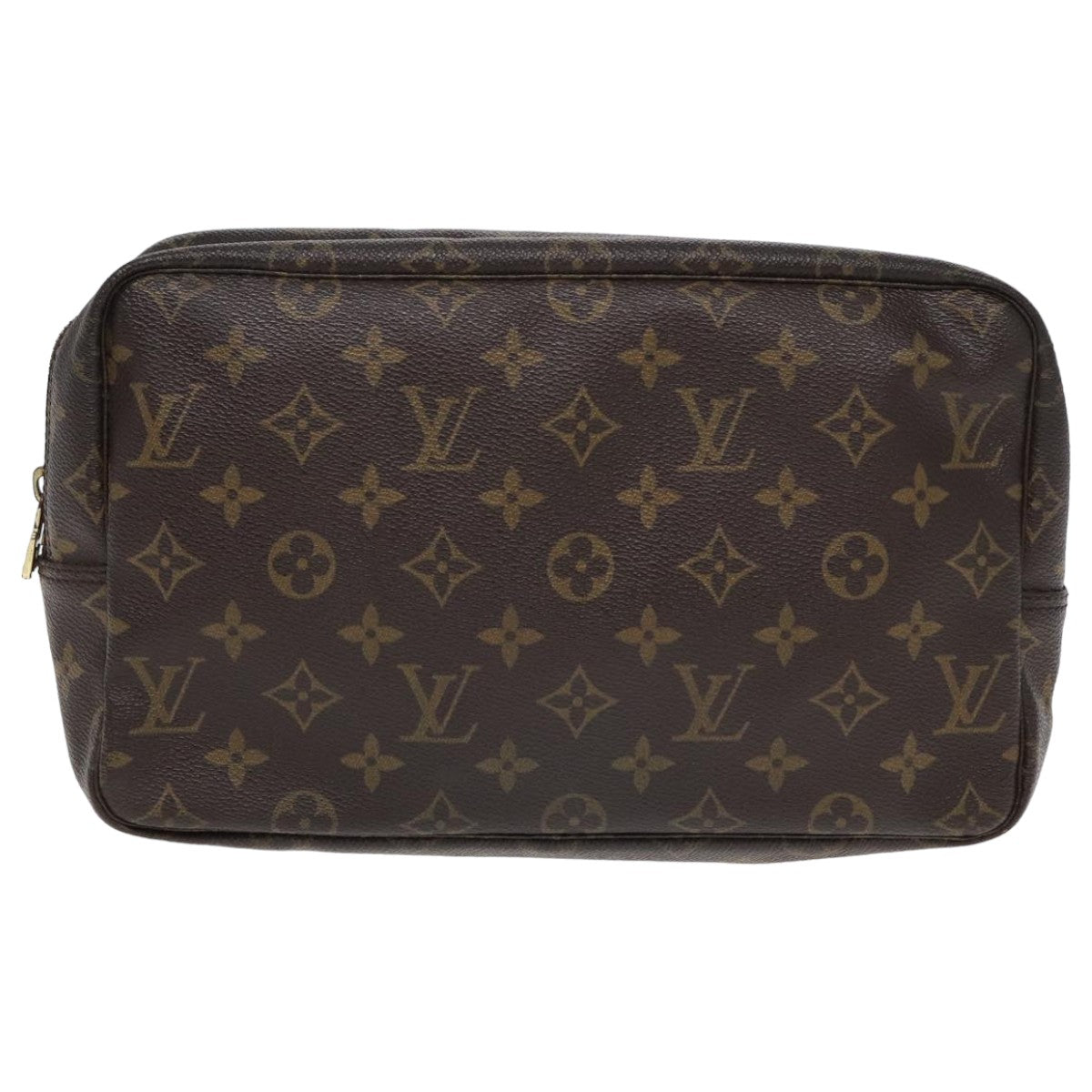 LOUIS VUITTON Monogram Trousse Toilette 28 Clutch Bag M47522 LV Auth 80416