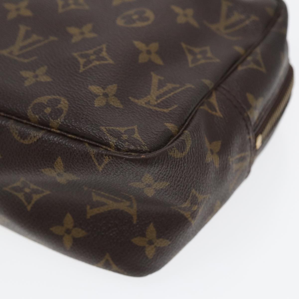 LOUIS VUITTON Monogram Trousse Toilette 28 Clutch Bag M47522 LV Auth 80416