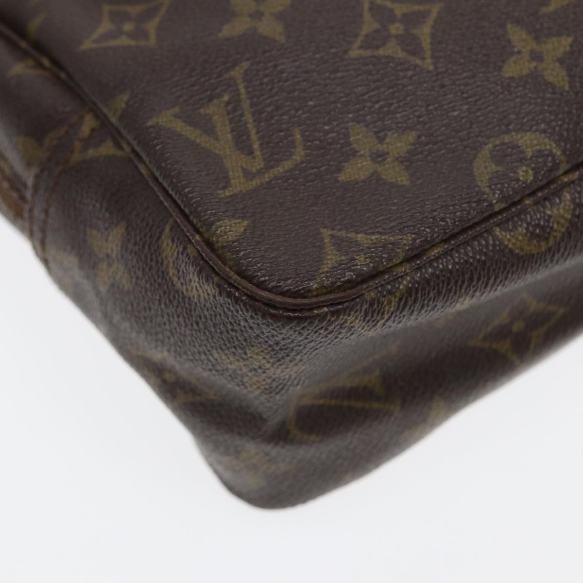 LOUIS VUITTON Monogram Trousse Toilette 28 Clutch Bag M47522 LV Auth 80418