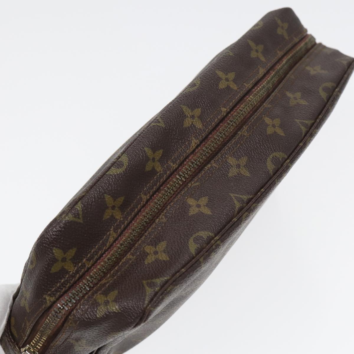 LOUIS VUITTON Monogram Trousse Toilette 28 Clutch Bag M47522 LV Auth 80418