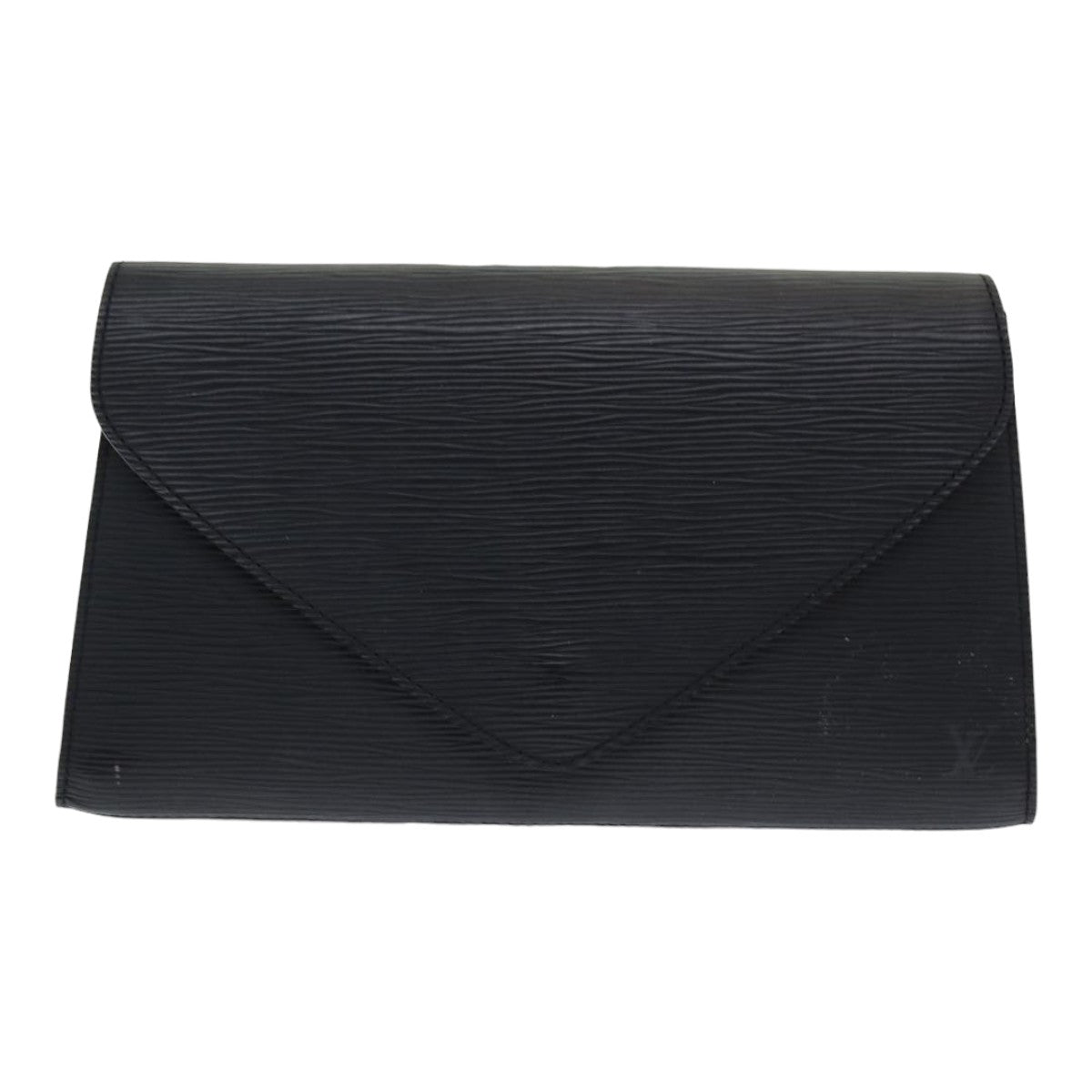 LOUIS VUITTON Epi Art Deco Clutch Bag Black M52632 LV Auth 80420