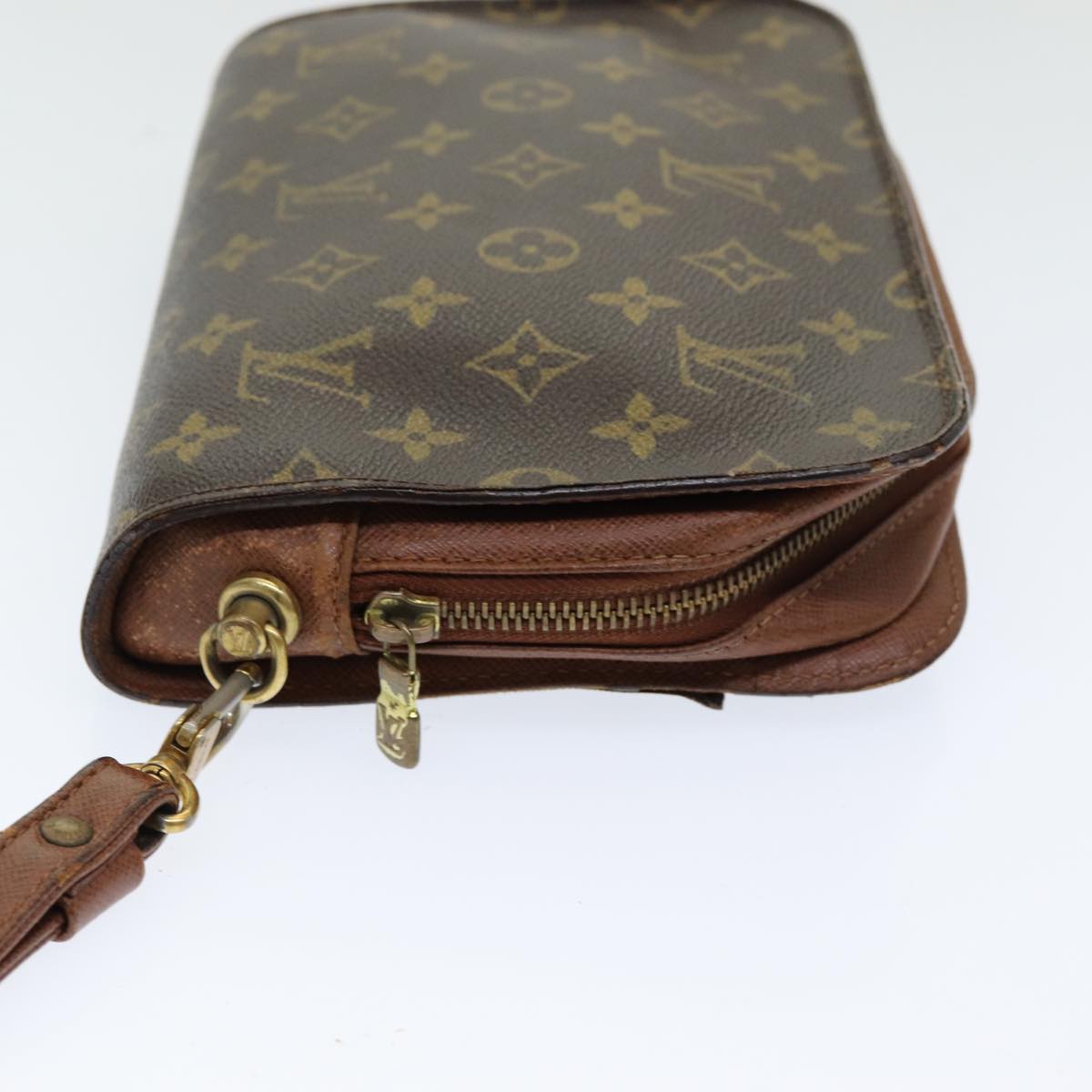 LOUIS VUITTON Monogram Orsay Clutch Bag M51790 LV Auth 80422