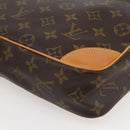 LOUIS VUITTON Monogram Compiegne 28 Clutch Bag M51845 LV Auth 80423-15