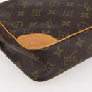 LOUIS VUITTON Monogram Compiegne 28 Clutch Bag M51845 LV Auth 80423A-16