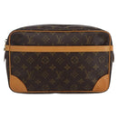 LOUIS VUITTON Monogram Compiegne 28 Clutch Bag M51845 LV Auth 80423A-13