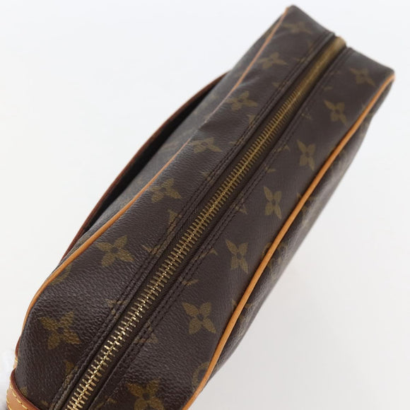 LOUIS VUITTON Monogram Compiegne 28 Clutch Bag M51845 LV Auth 80423A