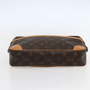 LOUIS VUITTON Monogram Compiegne 28 Clutch Bag M51845 LV Auth 80423-6