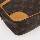 LOUIS VUITTON Monogram Compiegne 28 Clutch Bag M51845 LV Auth 80423-14