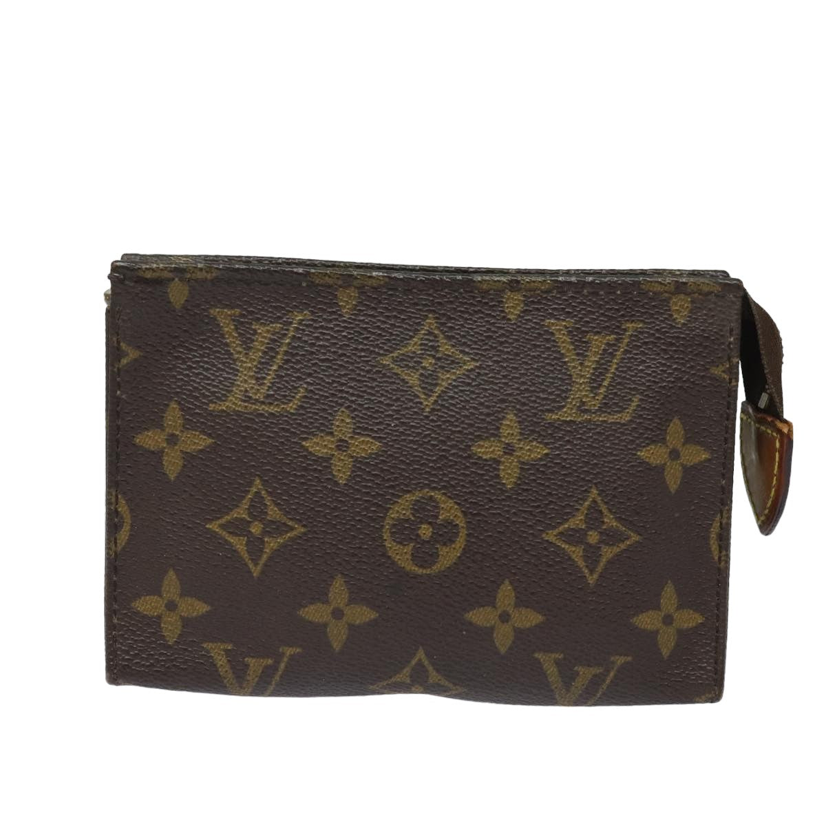 LOUIS VUITTON Monogram Poche Toilette 15 Pouch M47546 LV Auth 80427