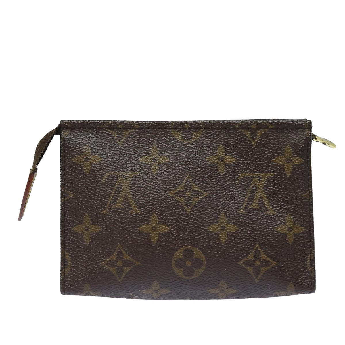 LOUIS VUITTON Monogram Poche Toilette 15 Pouch M47546 LV Auth 80429 - 0