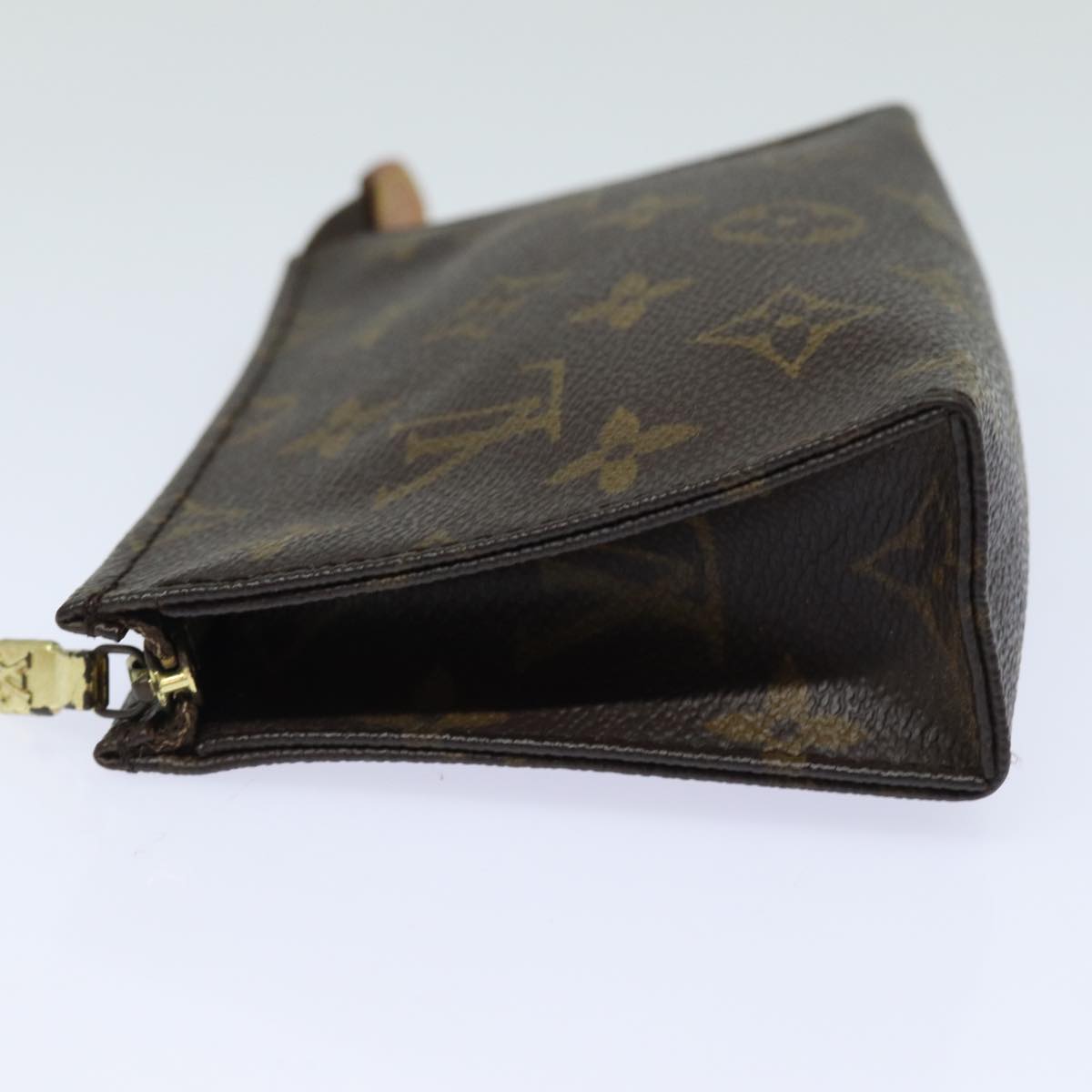 LOUIS VUITTON Monogram Poche Toilette 15 Pouch M47546 LV Auth 80429