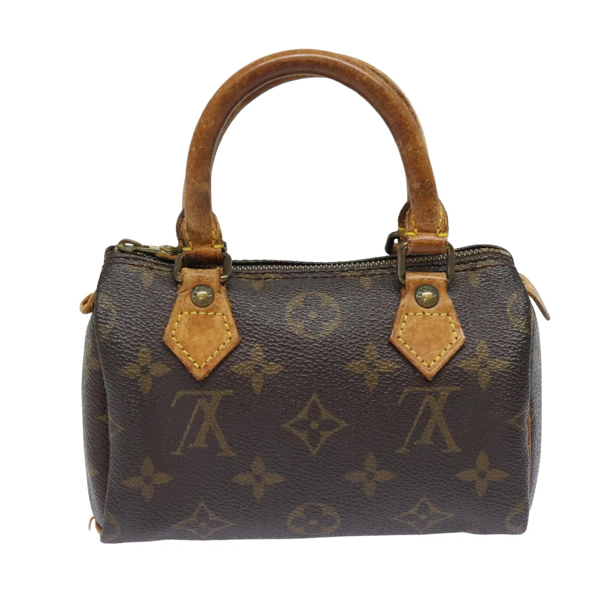 LOUIS VUITTON Monogram Mini Speedy Hand Bag M41534 LV Auth 80439 - 0