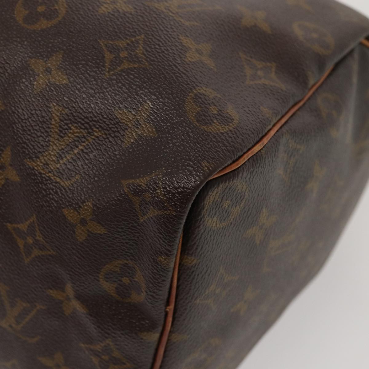 LOUIS VUITTON Monogram Speedy 35 Hand Bag M41524 LV Auth 80442