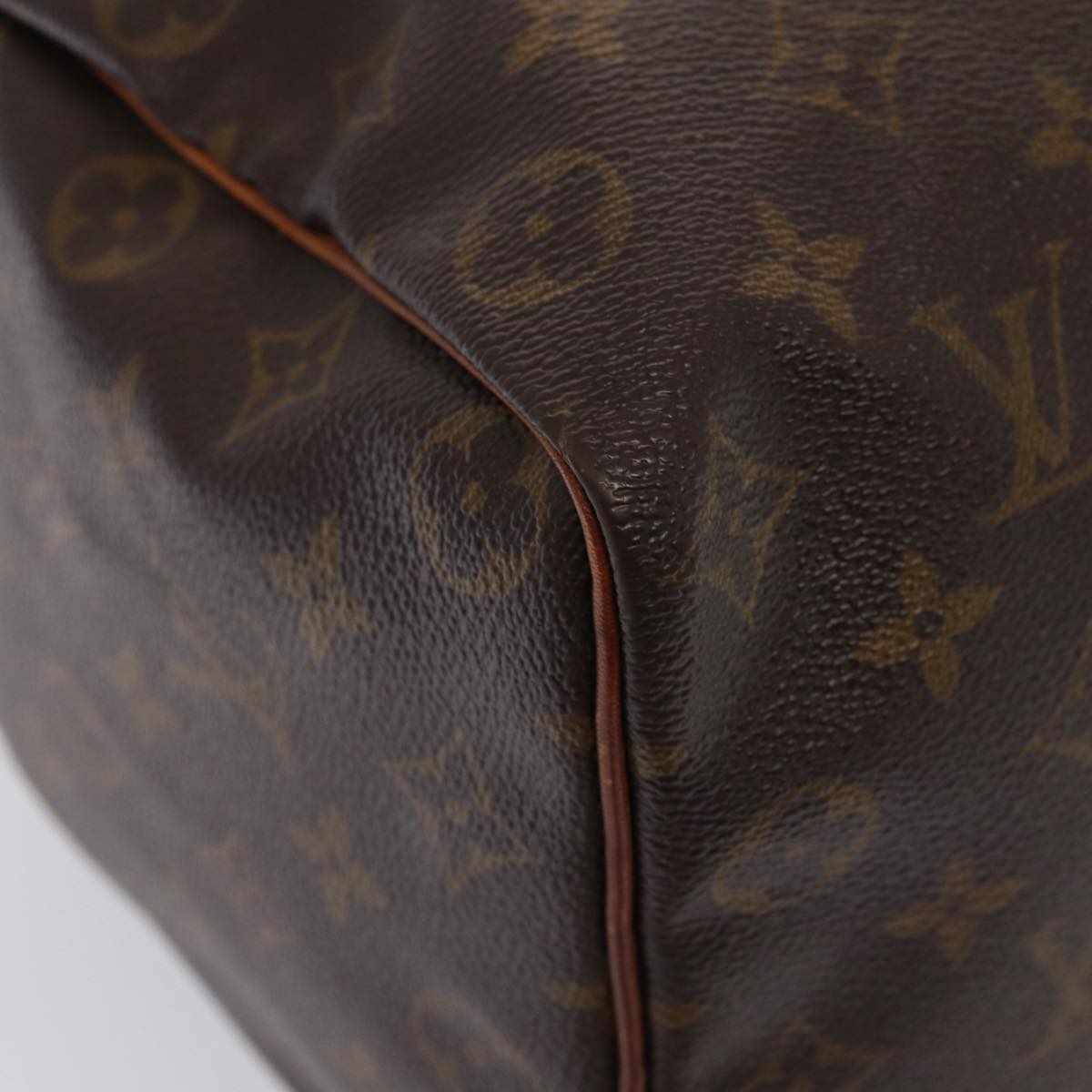 LOUIS VUITTON Monogram Speedy 35 Hand Bag M41524 LV Auth 80442