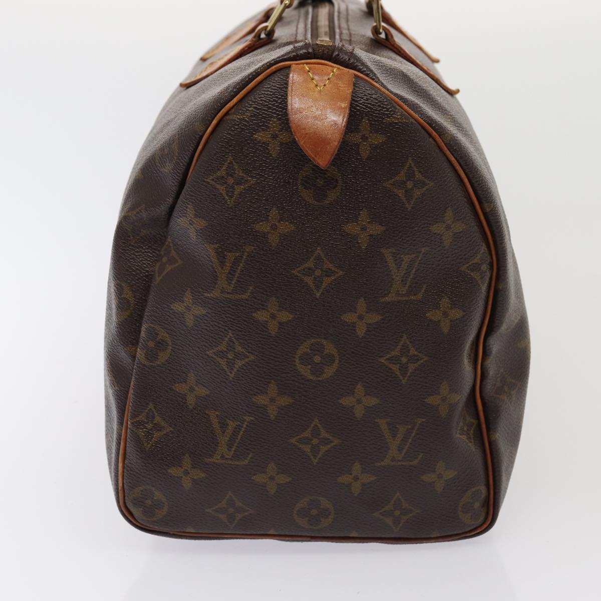 LOUIS VUITTON Monogram Speedy 35 Hand Bag M41524 LV Auth 80442