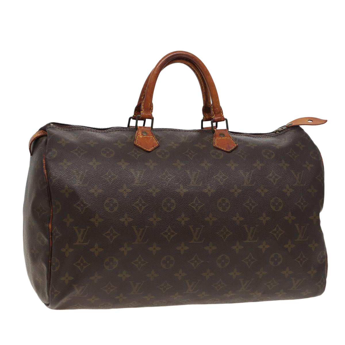 LOUIS VUITTON Monogram Speedy 40 Hand Bag M41522 LV Auth 80446