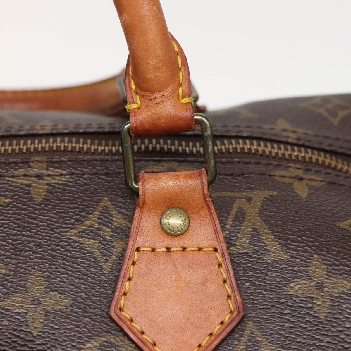 LOUIS VUITTON Monogram Speedy 40 Hand Bag M41522 LV Auth 80447