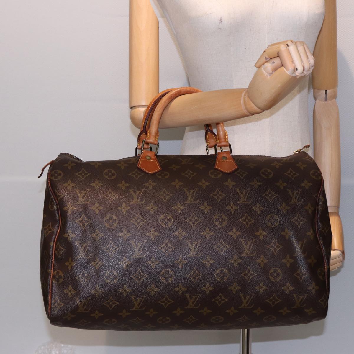 LOUIS VUITTON Monogram Speedy 40 Hand Bag M41522 LV Auth 80447