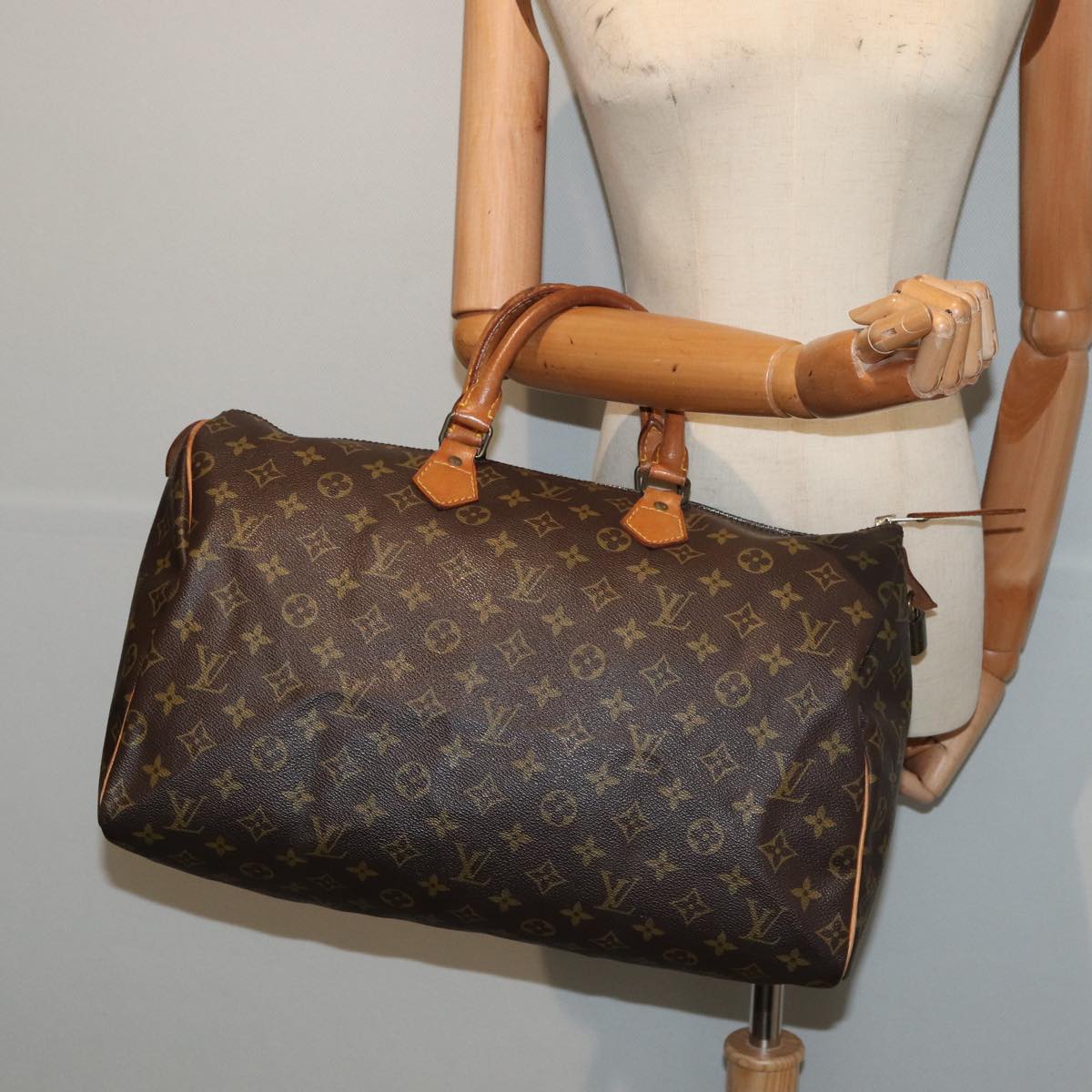 LOUIS VUITTON Monogram Speedy 40 Hand Bag M41522 LV Auth 80448