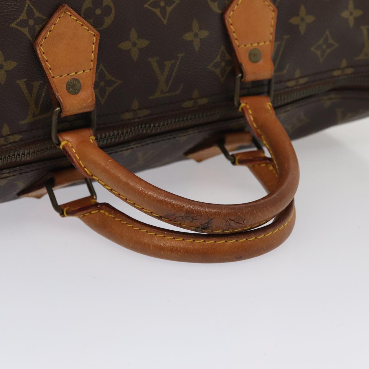 LOUIS VUITTON Monogram Speedy 40 Hand Bag M41522 LV Auth 80448