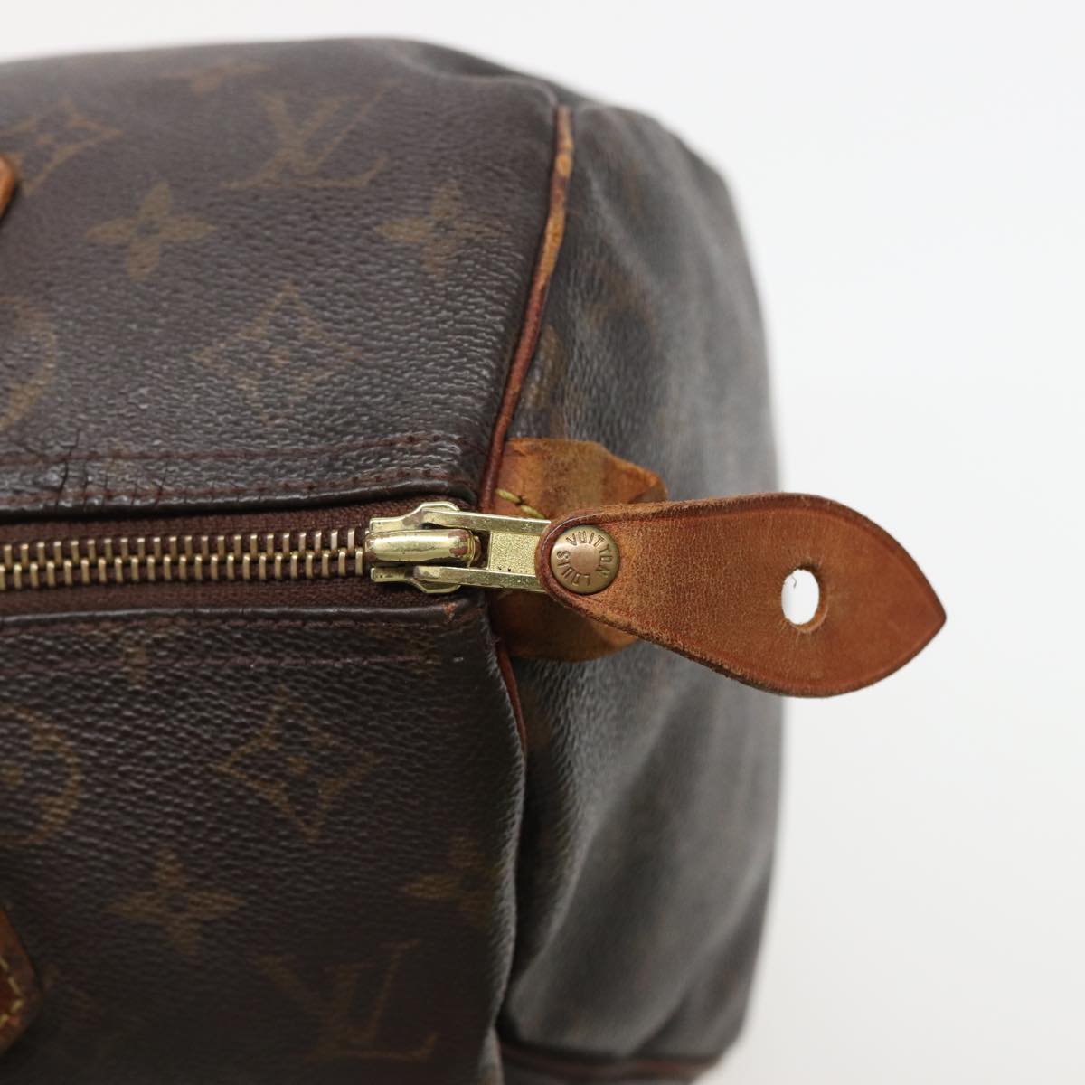 LOUIS VUITTON Monogram Speedy 30 Hand Bag M41526 LV Auth 80450