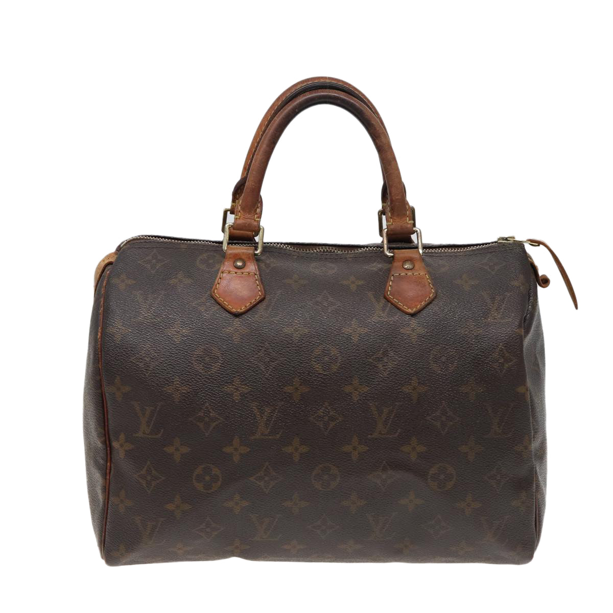 LOUIS VUITTON Monogram Speedy 30 Hand Bag M41526 LV Auth 80450