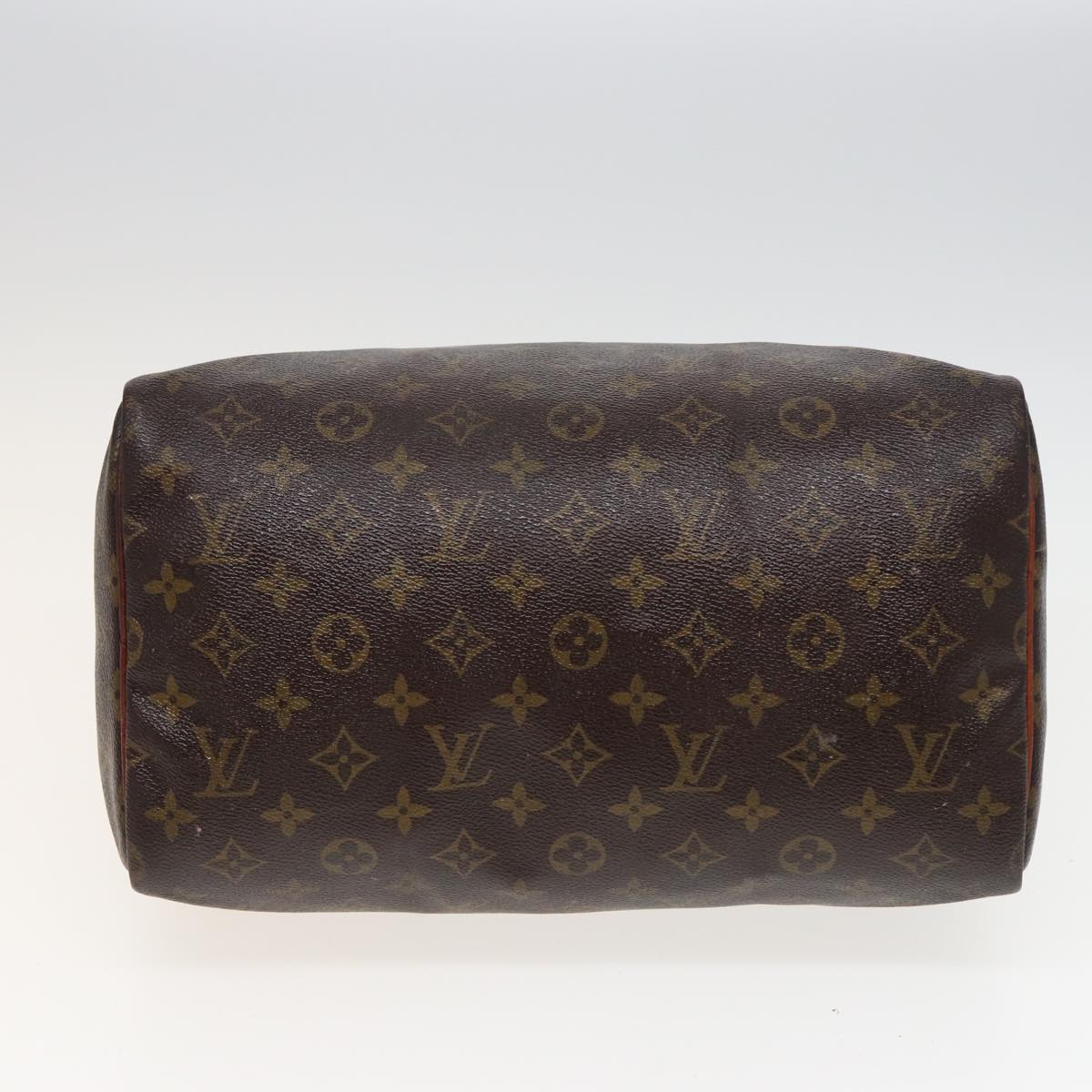 LOUIS VUITTON Monogram Speedy 30 Hand Bag M41526 LV Auth 80453