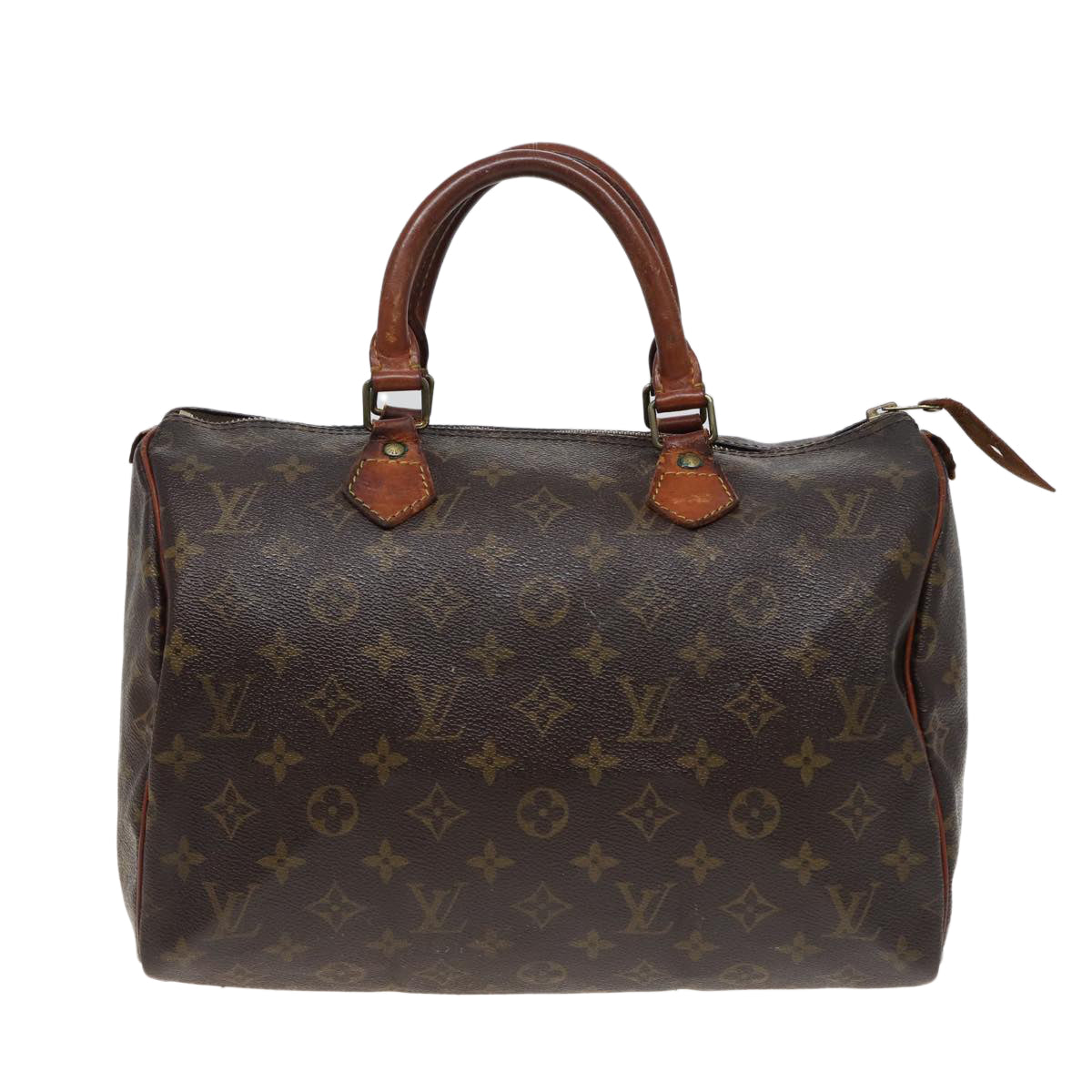 LOUIS VUITTON Monogram Speedy 30 Hand Bag M41526 LV Auth 80453