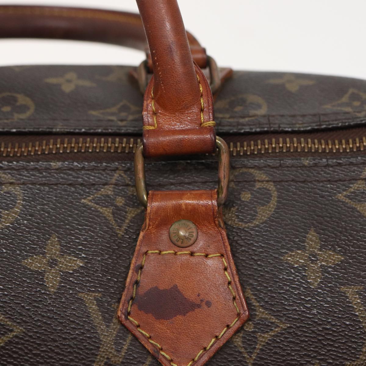 LOUIS VUITTON Monogram Speedy 30 Hand Bag M41526 LV Auth 80457