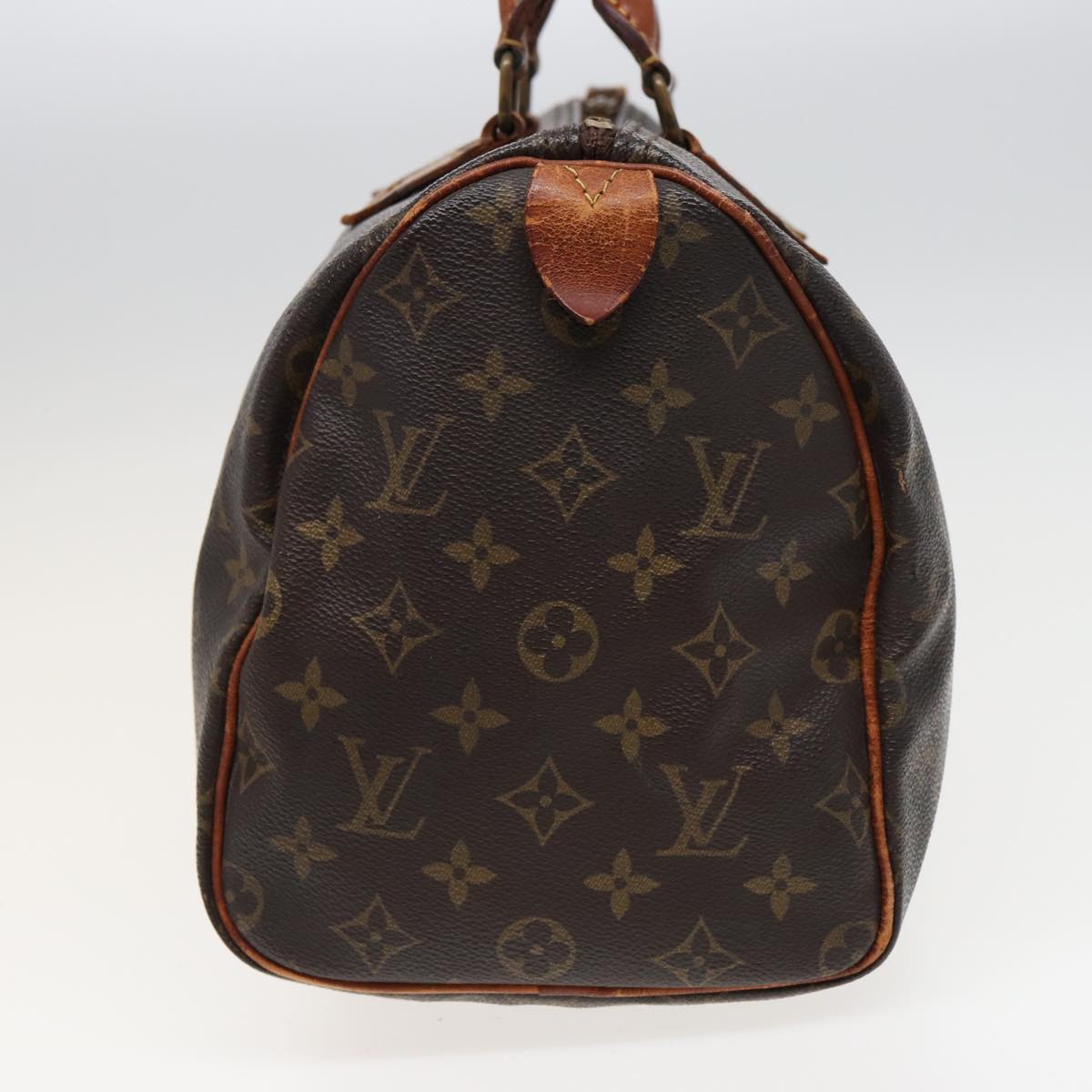 LOUIS VUITTON Monogram Speedy 30 Hand Bag M41526 LV Auth 80457