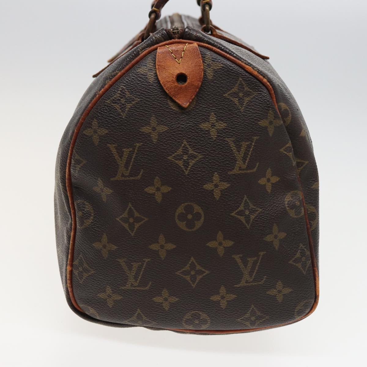 LOUIS VUITTON Monogram Speedy 30 Hand Bag M41526 LV Auth 80457