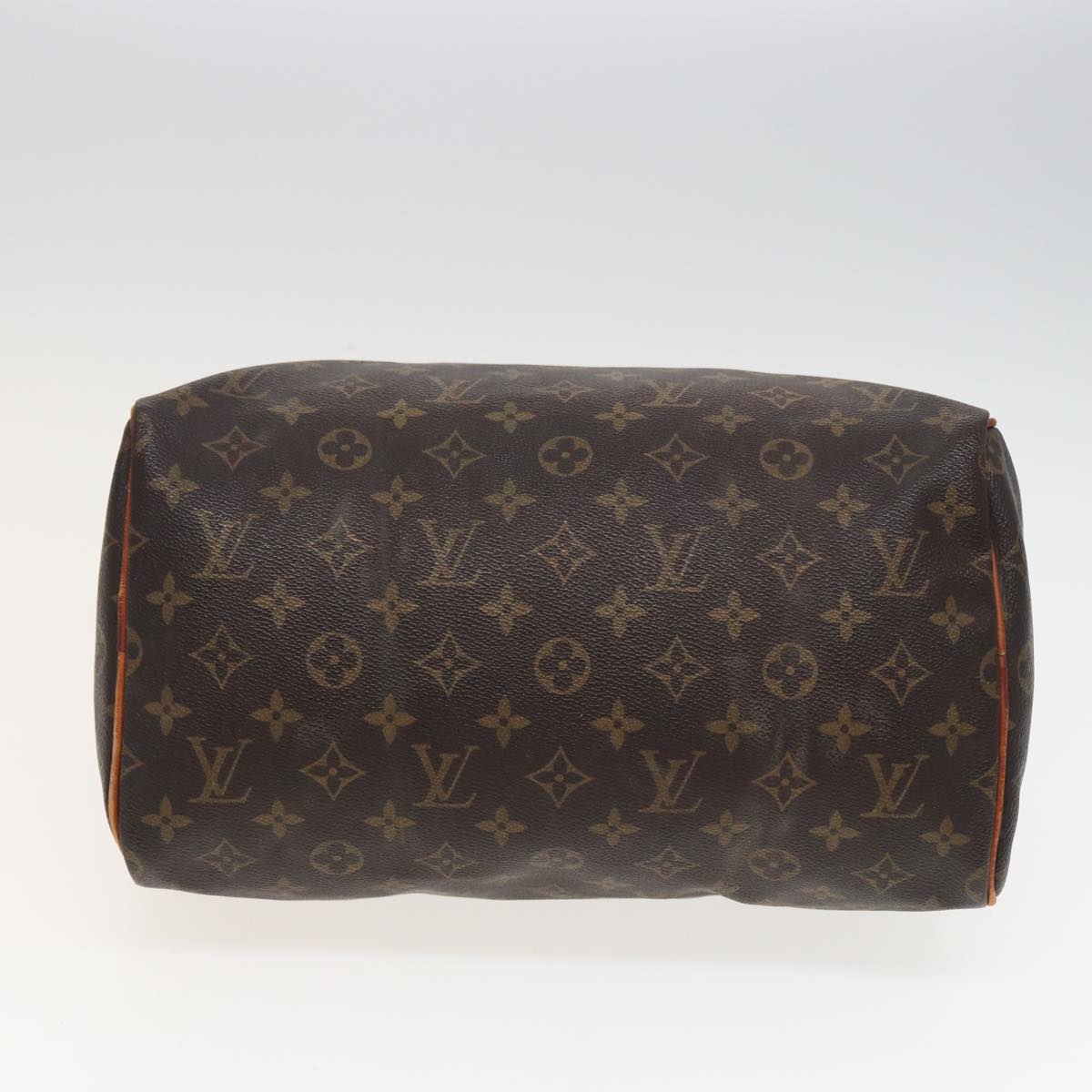 LOUIS VUITTON Monogram Speedy 30 Hand Bag M41526 LV Auth 80457