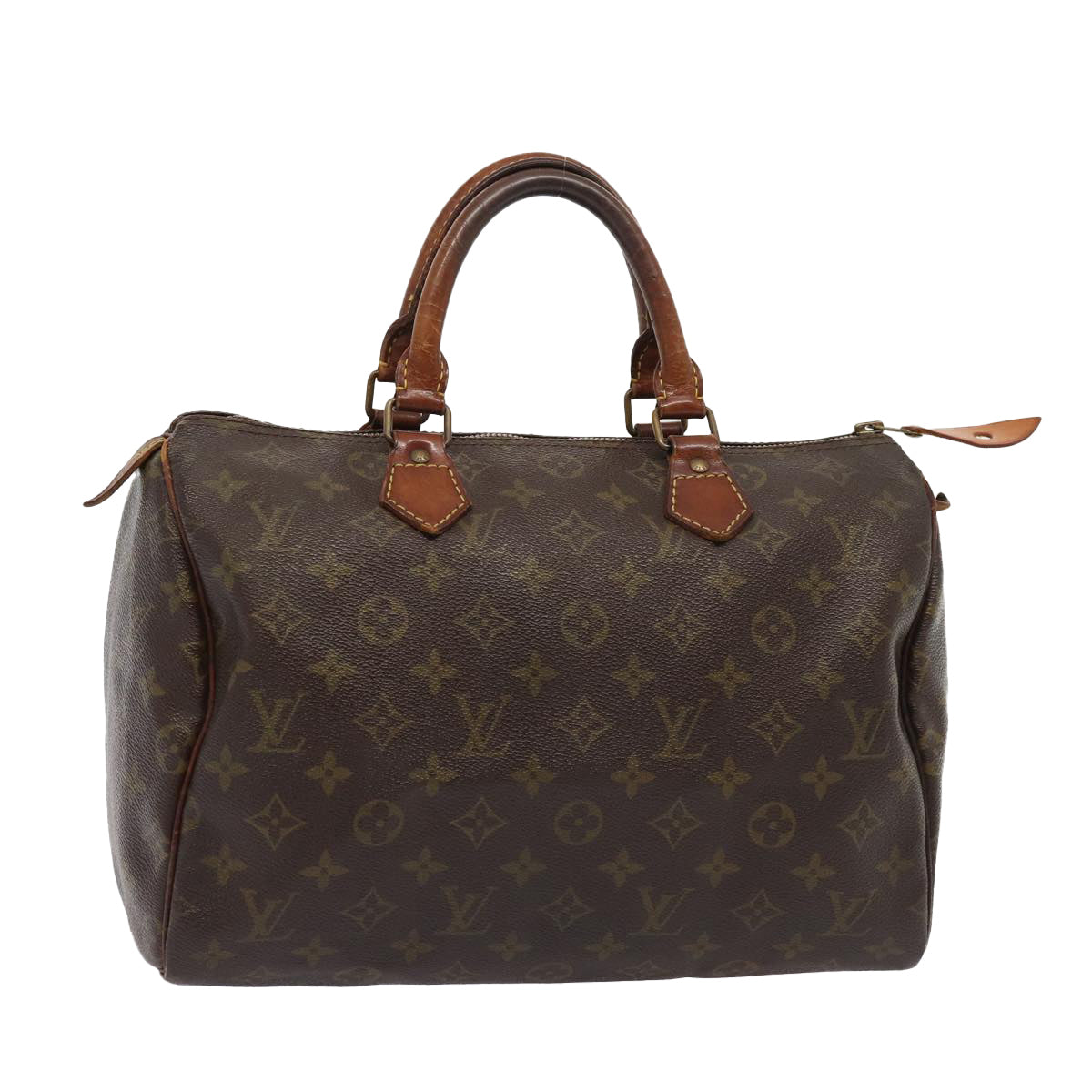 LOUIS VUITTON Monogram Speedy 30 Hand Bag M41526 LV Auth 80460