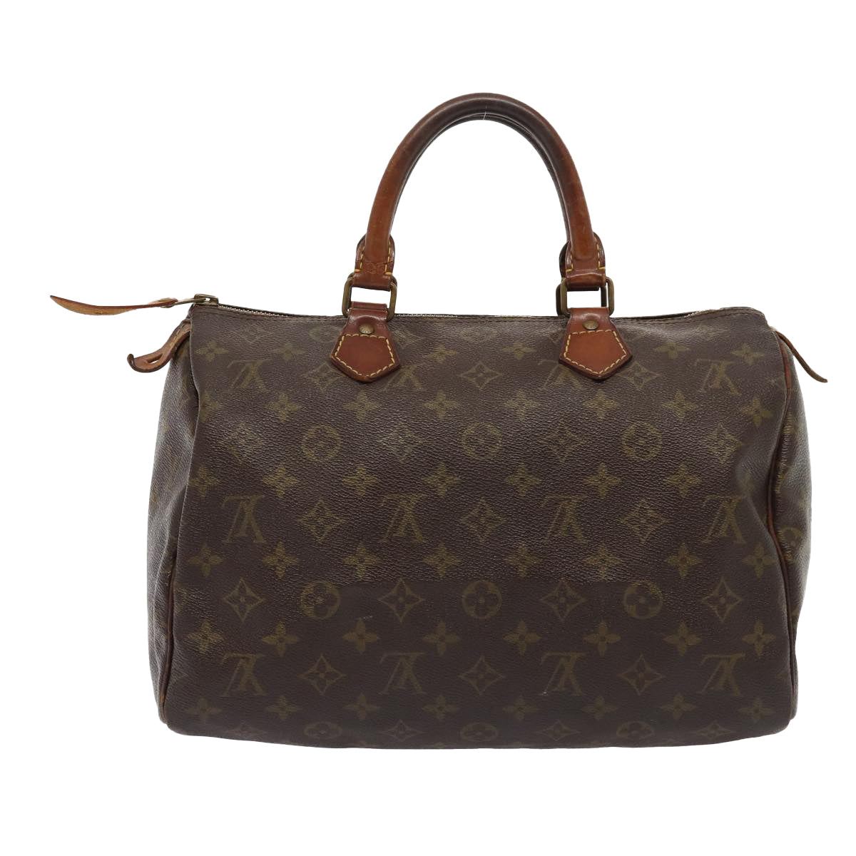 LOUIS VUITTON Monogram Speedy 30 Hand Bag M41526 LV Auth 80460