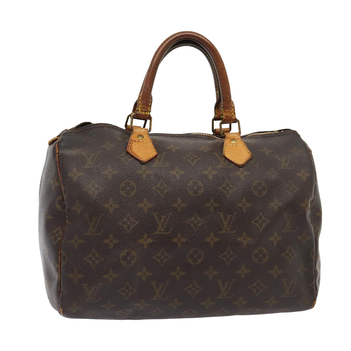 LOUIS VUITTON Monogram Speedy 30 Hand Bag M41526 LV Auth 80462