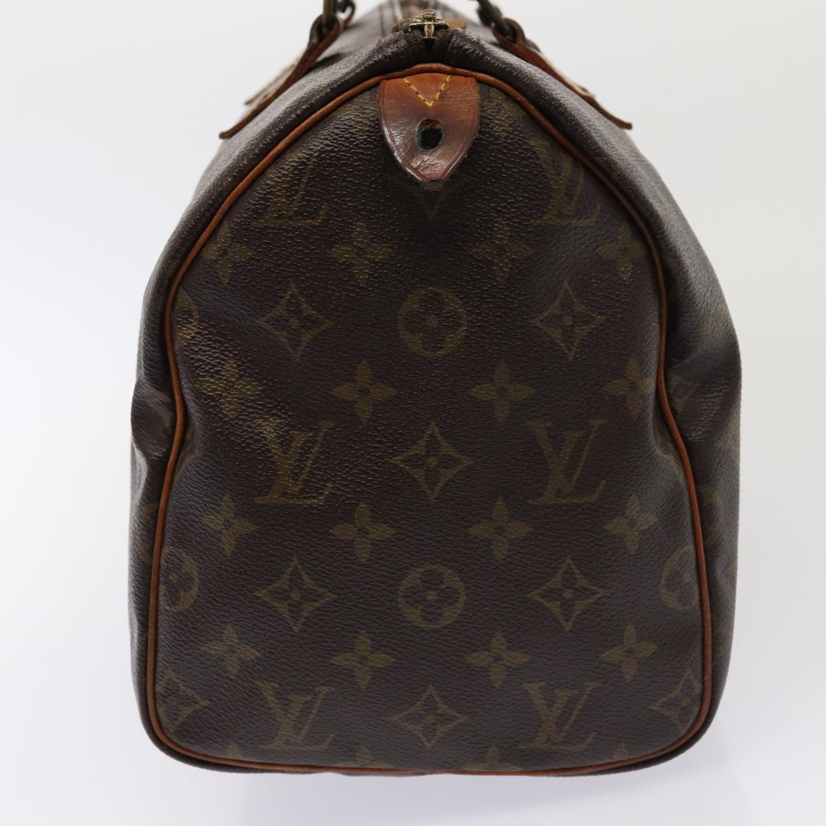 LOUIS VUITTON Monogram Speedy 30 Hand Bag M41526 LV Auth 80463