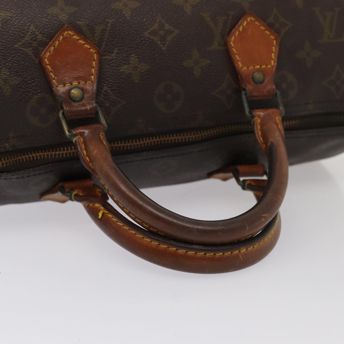 LOUIS VUITTON Monogram Speedy 30 Hand Bag M41526 LV Auth 80463