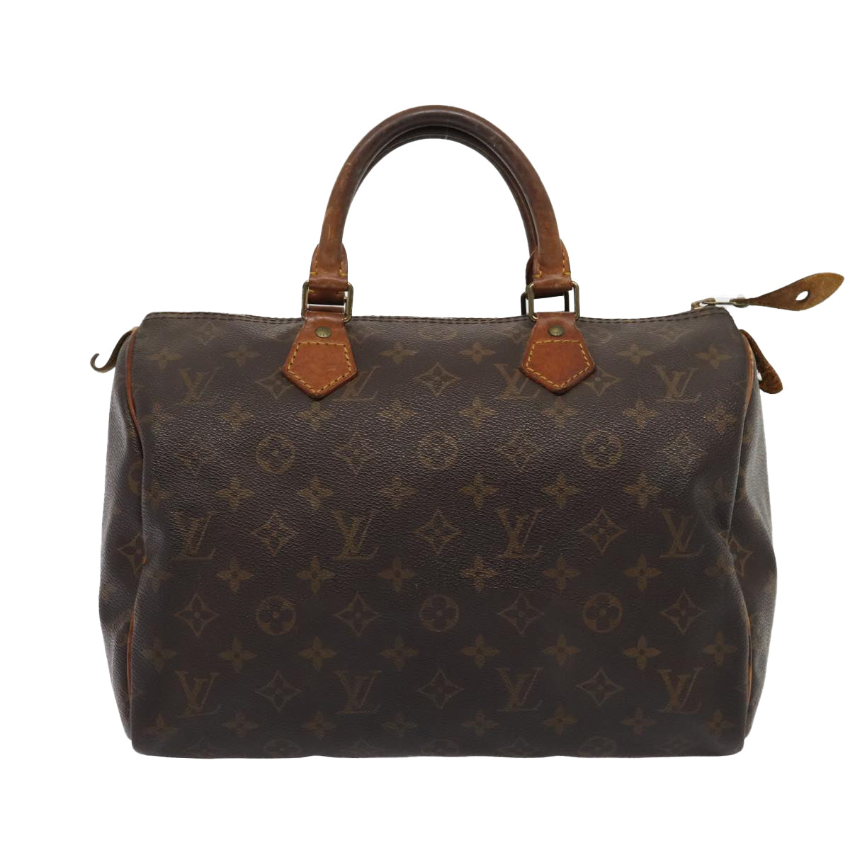 LOUIS VUITTON Monogram Speedy 30 Hand Bag M41526 LV Auth 80464